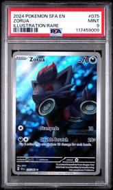 2024 Pokemon Sfa En-Shrouded Fable #075 Zorua Illustration Rare PSA 9